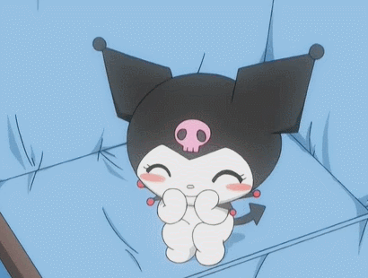 kuromi smiling